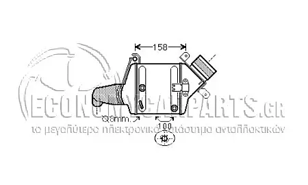 ΨΥΓΕΙΟ INTERCOOLER (ΓΙΑ ΕΚΔΟΣΕΙΣ: 4.0-4.4 ΒΕΝΖΙΝΗ) (ΔΙΑΣΤΑΣΕΙΣ ΚΥΨΕΛΗΣ: 130x144x64mm) (ΚΑΙ ΓΙΑ ΕΚΔΟΣΕΙΣ: GT-F07) (ΔΕΞΙΟ)