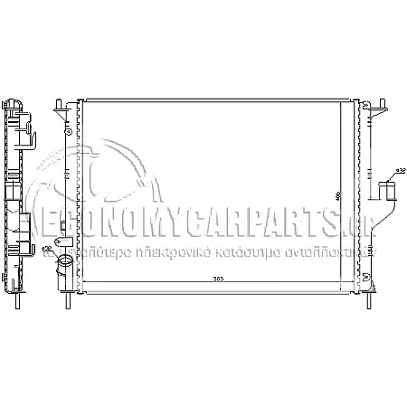 ΨΥΓΕΙΟ ΝΕΡΟΥ ΒΕΝΖΙΝΗ (ΜΕ A/C) / 1.5DCi (ΧΩΡΙΣ A/C) (58,2*40,5)