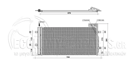 ΨΥΓΕΙΟ A/C 2.0 TFSi - 2.0 TDi (62,5*32,5*1,6)