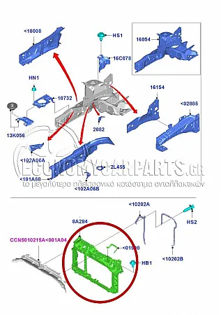 ΜΕΤΩΠΗ ΕΜΠΡΟΣ (ΓΙΑ ΕΚΔΟΣΕΙΣ 1.0 ECOBOOST 74-92-103kw ΒΕΝΖΙΝΗ - 1.5 TDCI 70kw-1.6 TDCI 66-70-71kw ΠΕΤΡΕΛΑΙΟ) (ΕΥΡΩΠΗ)