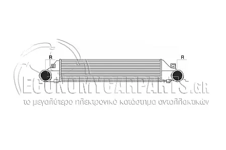 ΨΥΓΕΙΟ INTERCOOLER 2,2 - 2,7 CDi (650*127*62)