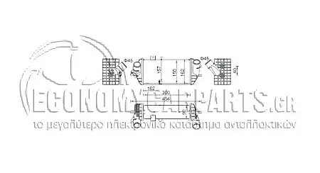 ΨΥΓΕΙΟ INTERCOOLER 1,4-1,6 CRDi (300*135*70)