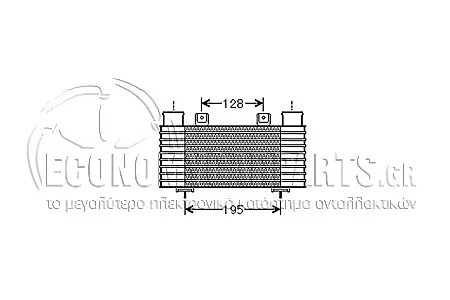 ΨΥΓΕΙΟ INTERCOOLER (ΓΙΑ ΕΚΔΟΣΕΙΣ: 2.5-2.9 TD ΠΕΤΡΕΛΑΙΟ) (ΔΙΑΣΤΑΣΕΙΣ ΚΥΨΕΛΗΣ: 20x14x64cm)