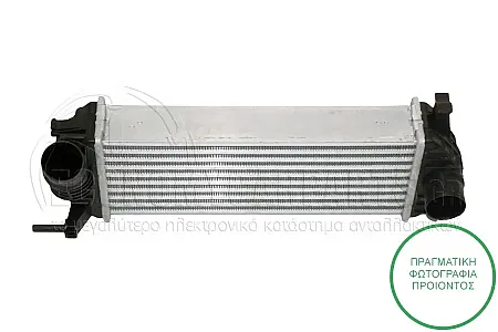 ΨΥΓΕΙΟ INTERCOOLER (ΓΙΑ ΕΚΔΟΣΕΙΣ 1.5 DCi ΠΕΤΡΕΛΑΙΟ) (ΔΙΑΣΤΑΣΕΙΣ ΚΥΨΕΛΗΣ: 385x145x64mm) (ΜΕ ΚΟΛΑΡΑ ΚΑΙ ΣΦΥΚΤΗΡΑ)