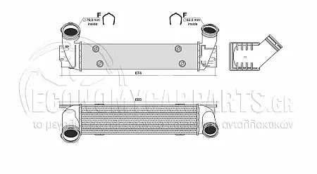 ΨΥΓΕΙΟ INTERCOOLER 2,0-3,0 TD (508*130*105)