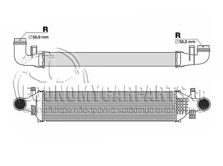ΨΥΓΕΙΟ INTERCOOLER (ΓΙΑ ΟΛΕΣ ΤΙΣ ΕΚΔΟΣΕΙΣ ΒΕΝΖΙΝΗ - ΠΕΤΡΕΛΑΙΟ) (ΔΙΑΣΤΑΣΕΙΣ ΚΥΨΕΛΗΣ: 625x145mm)