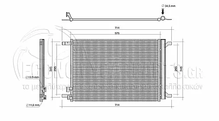ΨΥΓΕΙΟ A/C (ΓΙΑ ΕΚΔΟΣΕΙΣ ΒΕΝΖΙΝΗ-ΠΕΤΡΕΛΑΙΟ) (ΔΙΑΣΤΑΣΕΙΣ ΚΥΨΕΛΗΣ: 542x390x16)