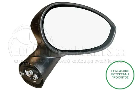 ΚΑΘΡΕΦΤΗΣ ΕΞΩΤΕΡΙΚΟΣ ΗΛΕΚΤΡΙΚΟΣ ΜΑΥΡΟΣ (CONVEX GLASS)