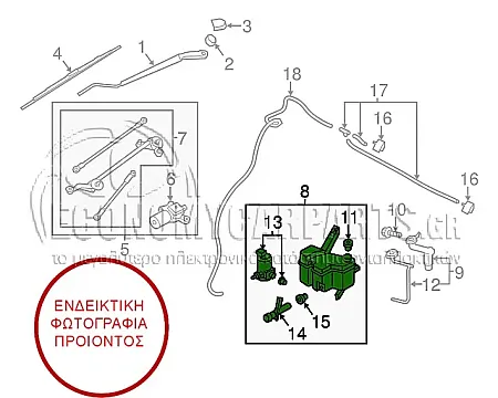 ΔΟΧΕΙΟ ΝΕΡΟΥ ΥΑΛΟΚΑΘΑΡΙΣΤΗΡΩΝ