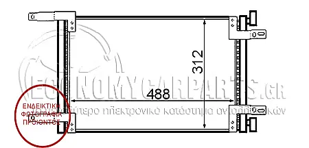 ΨΥΓΕΙΟ A/C (48.8*31.2*1.8) 1.9cc DIESEL