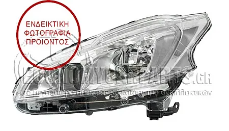 ΦΑΝΑΡΙ ΕΜΠΡΟΣ ΗΛΕΚΤΡΙΚΟ (ΔΕΧΕΤΑΙ ΛΑΜΠΕΣ H7/H7/LED) (VALEO)