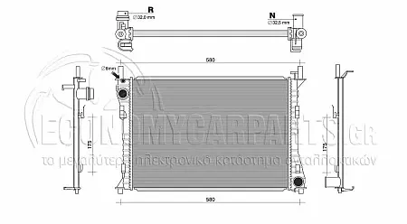 ΨΥΓΕΙΟ (ΓΙΑ ΕΚΔΟΣΕΙΣ 2.0 ST 150PS ΒΕΝΖΙΝΗ) (ΓΙΑ ΕΚΔΟΣΕΙΣ ΜΕ Ή ΧΩΡΙΣ A/C) (ΔΙΑΣΤΑΣΕΙΣ ΚΥΨΕΛΗΣ: 50x35.8x1.9cm)