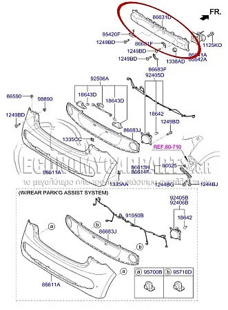 ΤΡΑΒΕΡΣΑ ΠΡΟΦΥΛΑΚΤΗΡΑ ΠΙΣΩ (ΓΝΗΣΙΟ)