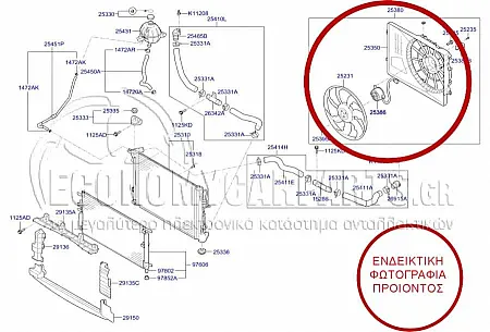 ΒΕΝΤΙΛΑΤΕΡ ΨΥΓΕΙΟΥ ΚΟΜΠΛΕ (ΓΙΑ ΕΚΔΟΣΕΙΣ 1.6 DIG-TURBO)