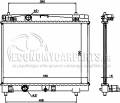 TOYOTA YARIS (XP130) 2011-2014   (  1.0 VVT-I 51KW 2005-2011 - 1.3 VVT-I 64KW 2005-2009 ) ( : 350x480mm) (KOYO)