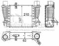 NISSAN TIIDA 2007-->  INTERCOOLER (  1.5 DCi ) (  210x205x64mm) ( ME )