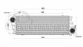 MERCEDES SPRINTER (W901/W903) 1995-2006  INTERCOOLER (    ) ( : 71.7x25.5x3cm) ( VALEO)