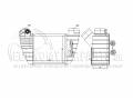 SEAT LEON (1M) 1999-2005  INTERCOOLER (  1.8T ) (165/180kw) ( : 185x165x85mm) (  CUPRA)