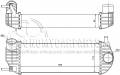 RENAULT KANGOO (FW/KW) 2013-2021  INTERCOOLER (  1.5 DCi ) ( : 385x145x64mm) (   )