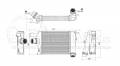 RENAULT CAPTUR (J5) 2013-2017  INTERCOOLER (  0.9 TCE ) ( : 257x217x40mm)