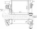 DACIA DUSTER (HM) 2017-2022  INTERCOOLER (  1.2 TCE ) ( : 258x220x64) ( 1   )