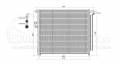 FORD RANGER (TKE) 2015-2019  A/C (     - ) ( : 638x535x12mm)