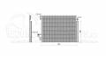 DACIA DUSTER (HM) 2017-2022  A/C (  0.9 TURBO-1.0i 12V  - ELECTRIC) ( : 541x378x12mm)