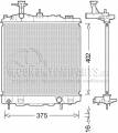 MITSUBISHI SPACE STAR (A00) 2016-2020   (  1.0-1.2 ) (     ) ( : 375x395x16mm)